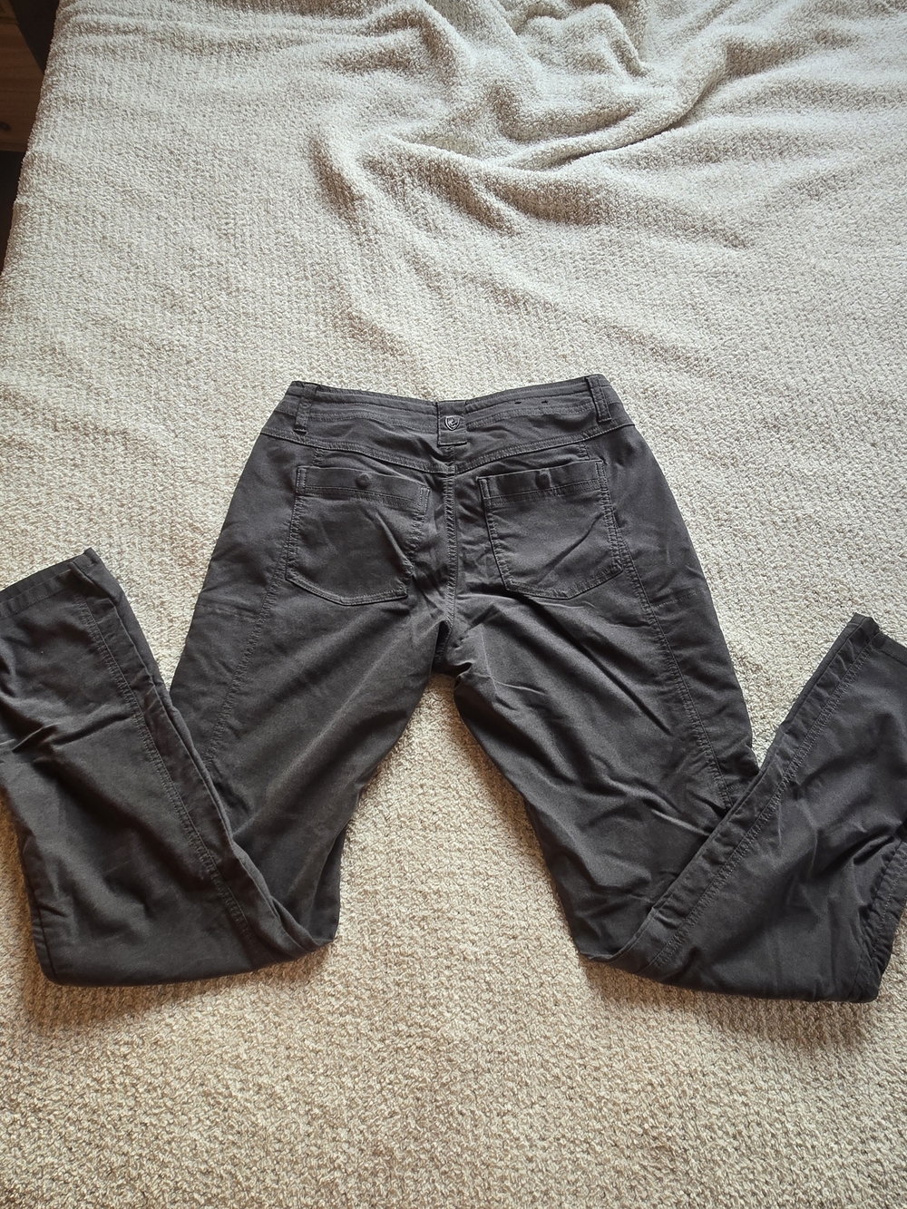 Prana Straight-Leg Women's Pants in Dark Gray